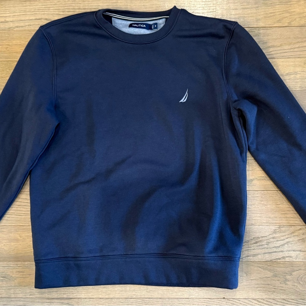 Nautica Men's Deep Blue Crewneck Sweater